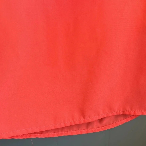 Japna Coral Pink Blouse | Lightweight Blouse | Coral Pink Blouse | Summer | - Picture 7 of 7
